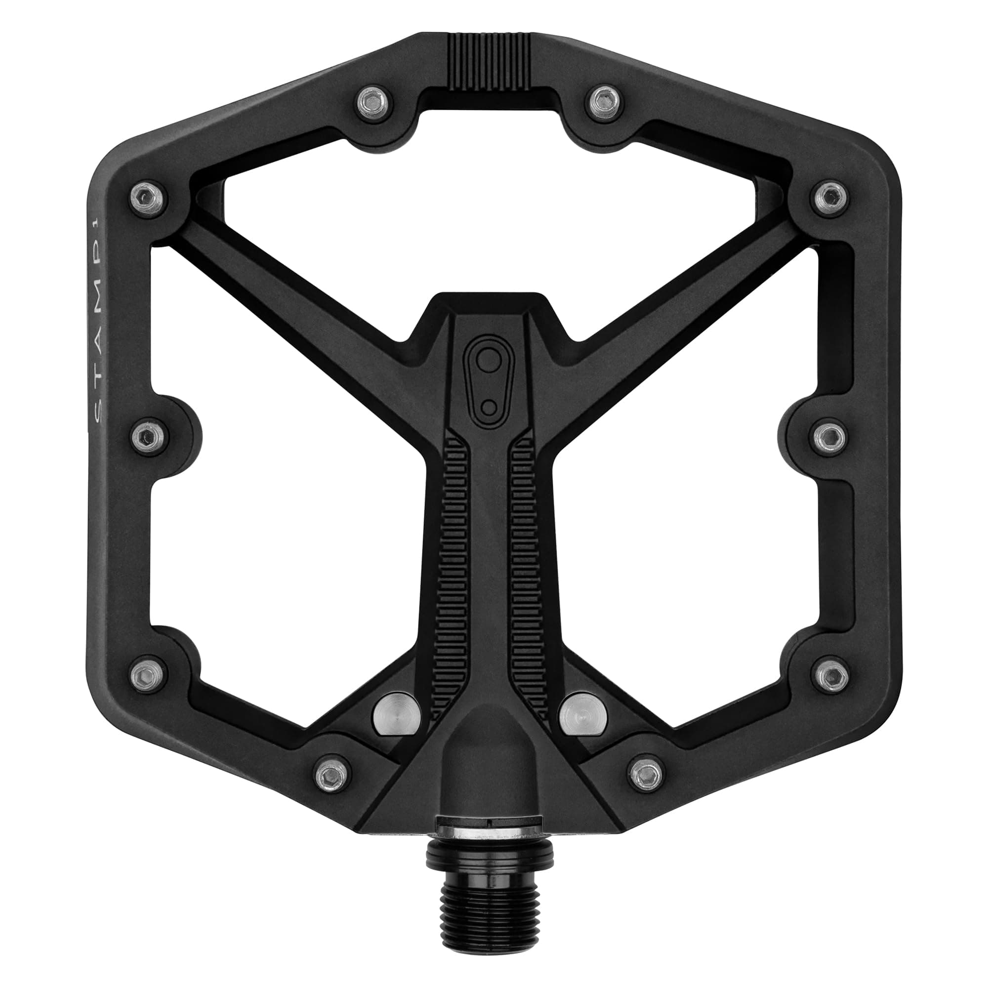 Crankbrothers Stamp Flat MTB Pedals - Size-Specific, Lightweight, Versatile, Durable Bike Pedals