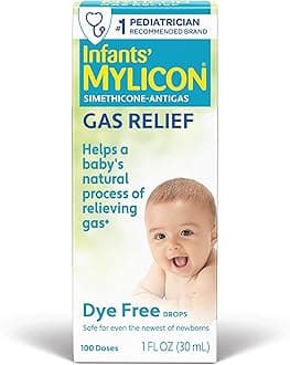 Mylicon Infant Drops Anti-Gas Relief Dye Free formula, 1.0 Fluid Ounce