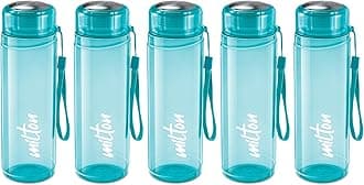 Milton Hector 1000 Pet Water Bottle, Set of 5, 1 Litre Each, Blue