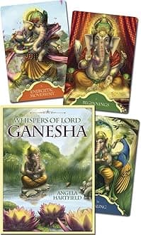 AYME Tarot Cards 50 Pieces Whispers Of Lord Ganesha Tarot Card Game Decks For Beginners, Classic Traditional Standard Tarot Deck Fortune Telling Game Divination Tools For Adults (Style 29)