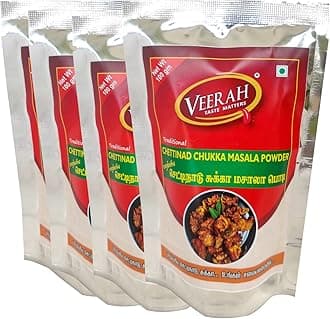 Veerah Traditional Chettinad Chukka Masala Powder 400g(Pack of 4)