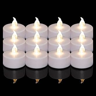 Battery Operated LED Tea Lights:150 Pack Flameless LED Bright Flickering Candles Long Lasting 200+ Hours Electric Candle in Warm White Ideal for Party, Wedding, Birthday, Halloween and Home Decoration