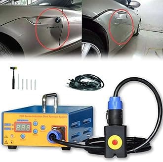 Car Dent Repair Tools, Auto Body Dent Puller Paintless Repair Kit, Paintless Auto Dent Removal Tools, Induction PDR Heater Machine Hotbox Car Dent Removal Kit, for Car Dent Fix Dent Puller
