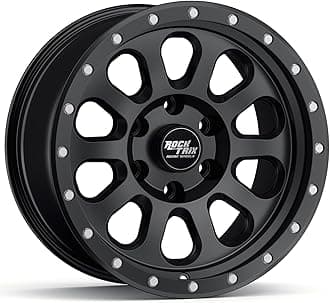 RT111 17x9 Wheel Compatible with Ford Bronco 2021-2026 and Ford Ranger 2019-2026 with 6x139.7 6x5.5" Bolt Pattern, +12mm Offset, 93.1mm Bore, Off-Road Matte Black 17 inch Rims