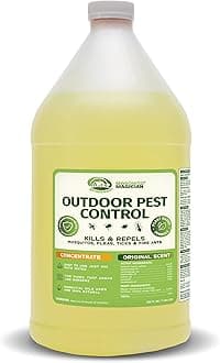 Liquid Concentrate - Kills Mosquitoes, Fleas, and Fire Ants - Use with Pump or Backpack Sprayers, Foggers, or Automatic Misting Machines - Ideal for Yards, Lawns, Patios - 1 Gallon