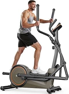 Niceday Elliptical Machine, Elliptical Exercise Machine for Home Use with Hyper-Quiet Magnetic Driving System, 20IN Stride, 16 Resistance Levels, 500LBS Loading Capacity, App Supported