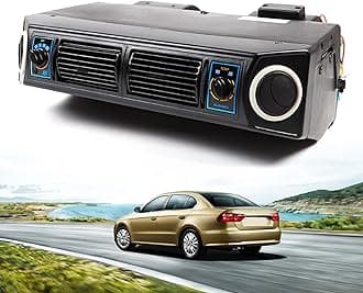 TBVECHI Air Conditioner UN, Car Air Conditioner 12V 30W A/C 32 Pass 4 Way Coil, Maximum Airflow and Cooling Capacity 3 Flow Speed Air Conditioning Evaporator for Car RV