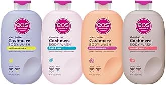 Bundle of eos Shea Better Cashmere Body Wash- Vanilla Cashmere, Coconut Waters, Fresh & Cozy, Pink Champagne
