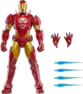 Marvel Legends Series Iron Man (Model 20) Comics Action Figure, Red and Gold