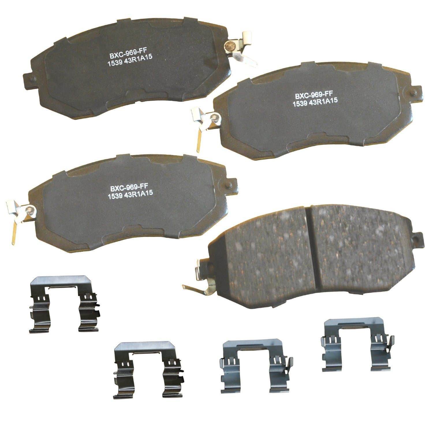 Premium SBC1539 Ceramic Front Brake Pads for Select Models Scion FR-S, Subaru BRZ, Crosstrek, Forester, Impreza, Legacy, Outback, WRX, XV, XV Toyota 86, GR86