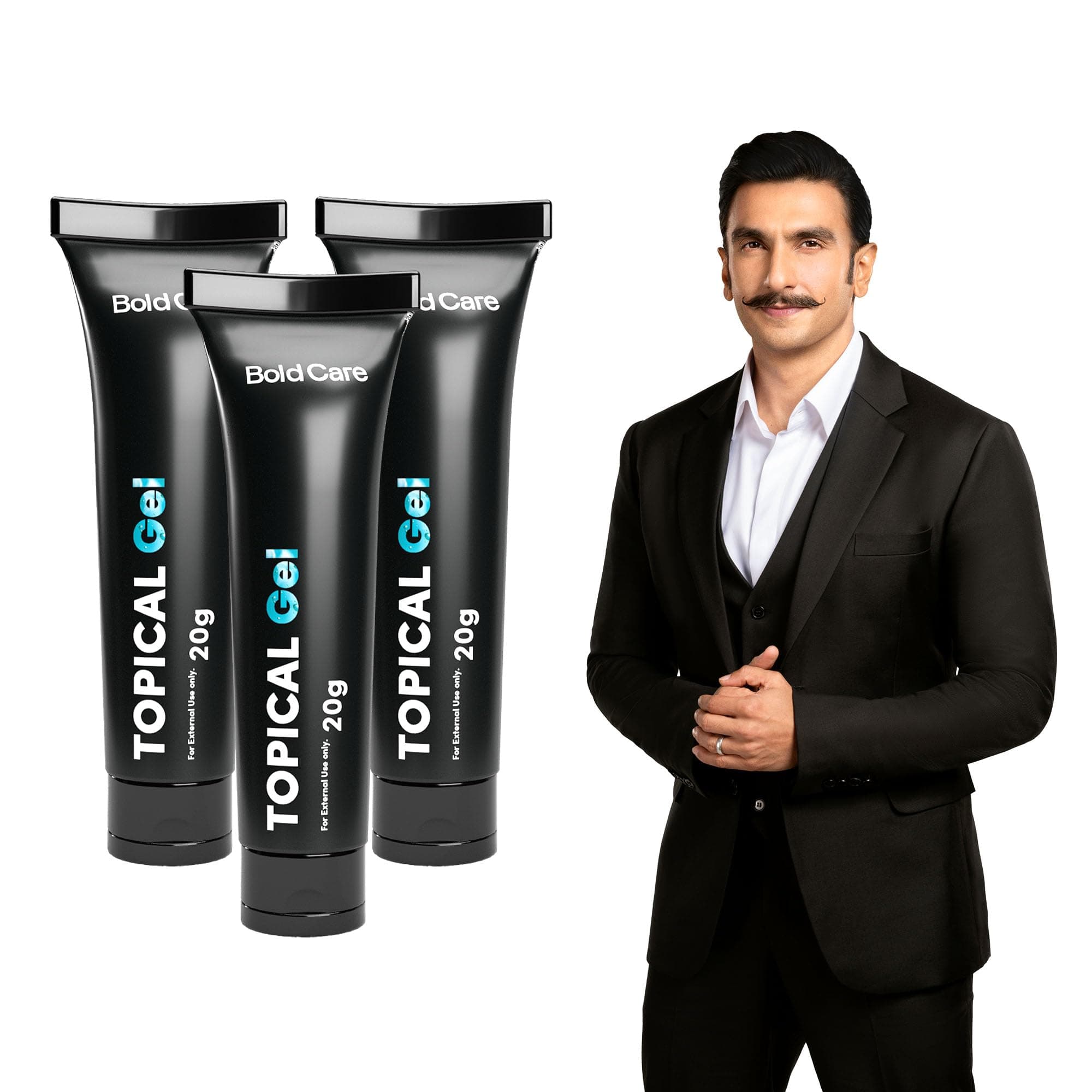 Bold Care Non-Transferable EXTEND™ Gel - Quick, Easy and Targeted Application For Men - 20gm - Pack of 3
