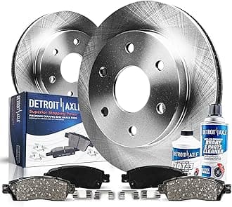 Detroit Axle - Front Brake Kit for 2010 2011 2012 2013 2014 2015 2016 2017 2018 2019 2020 Ford F-150 Expedition Lincoln Navigator Replacement Disc Brake Rotors Ceramic Brakes Pads