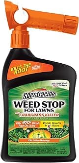 Spectracide 95703 Weed Stop for Lawns Plus Crabgrass Killer Concentrate, Ready-to-Spray, 32-Ounce, 1 Count
