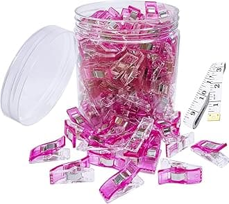 Sewing Clips-Rose Red