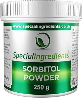 Sorbitol Powder 250g Premium Quality, Vegan, Non-GMO, Gluten Free, Non-irradiated – Recyclable Container