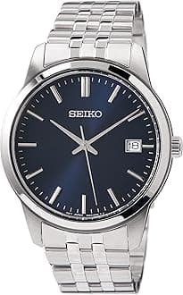 Seiko Men's Quartz Watch Stainless Steel with Stainless Steel Strap