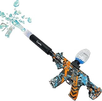- Gel Blaster Gun | Automatic Ball Shooter | Safe & Non-Toxic | Fun Outdoor Toy for Adults | Electric Operated | Ideal Birthday & Return Gift (M416 with Scope, 10K Gel Balls)