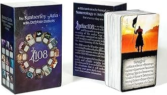 The iN2IT Zodiac 108 Tarot Cards Deck With Guide Book For Telling Game