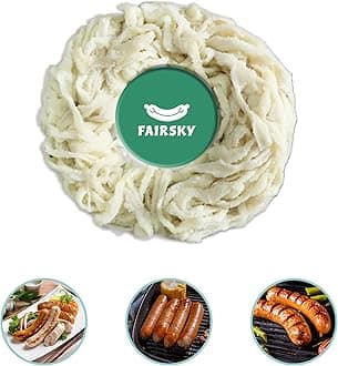 Edible Natural Hog Sausage Casing, Grade A Pre-Tubed Sausage Casings for Home Sausage Making,Breakfast Sausage,Italian Sausage,Knoblewurst,Pepperoni,Bologna Sausage and Most Sausage-10M/32ft, Φ36-38mm