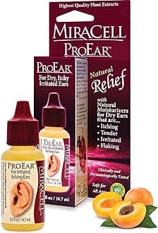 Miracell ProEar, Ear Drops for Itchy Ears, Ear Wax Softener, Clogged Ears, Dry Ears, for Adults Babies. 0.5oz