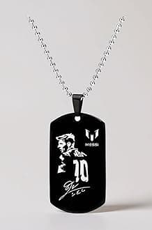 Yellow Chimes Stainless Steel Plain Black Army Dog Tag Pendant Necklace by Yellow Chimes Copper Pendant for Men (Black) (YCSSCH-TAG1SMALL-BK)