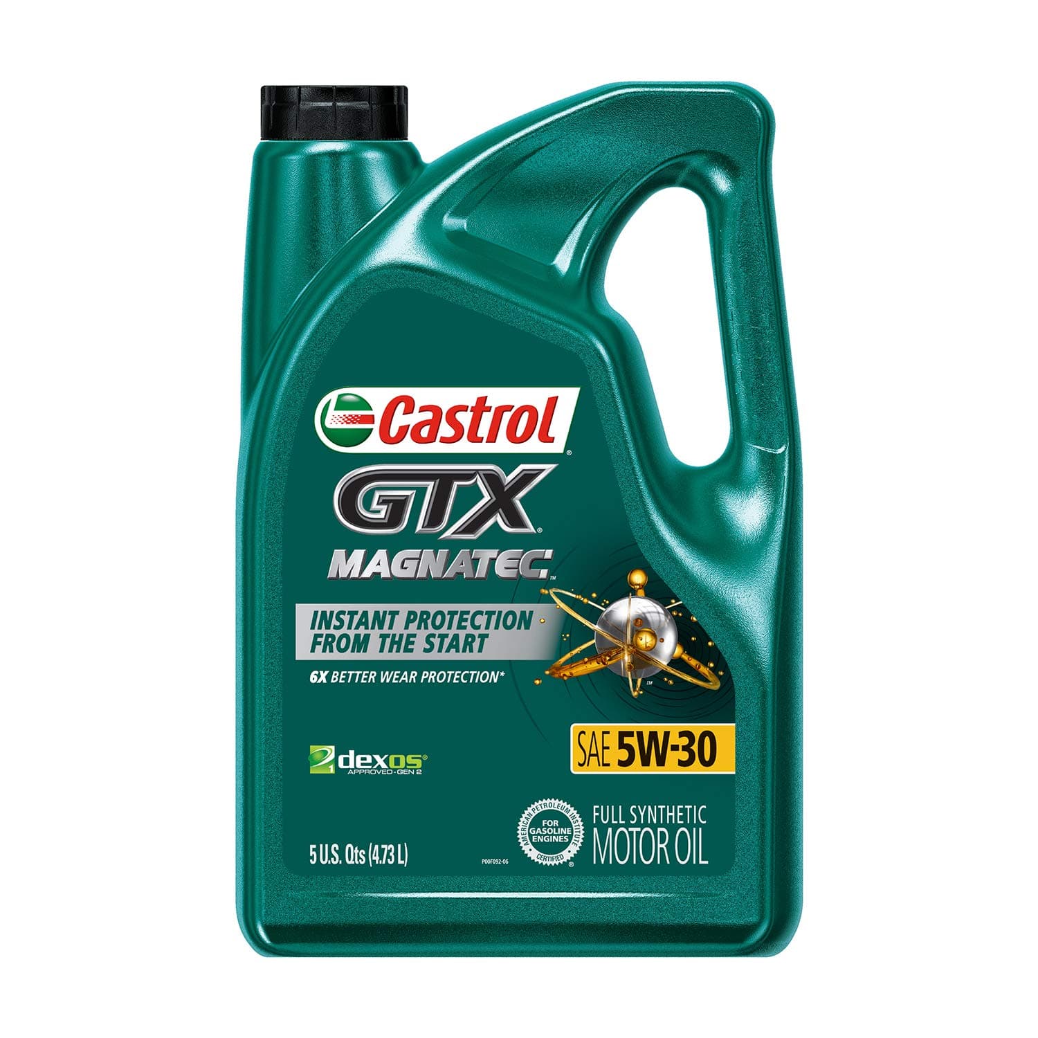 Castrol GTX MAGNATEC 5W-30 Full Synthetic Motor Oil, 5 Quart