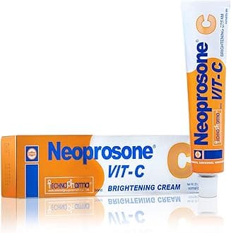 Neoprosone Skin Brightening Cream - 1.7 Fl oz / 50 ml - with Vitamin C and Alpha Arbutin Complex