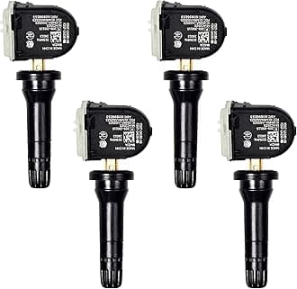 TPMS Tire Pressure Sensors 315MHz Compatible with 2015-2017 Ford F-150 2015-2025 Ford Edge 2016-2024 Lincoin MKX Replaces# F2GZ1A189A F2GT1A180AB F2GT1A150AB（4PCS）
