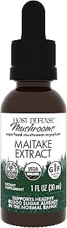 Host Defense Maitake Extract - Immune & Cellular Health Support - Dietary Herbal Supplement with Maitake Mushroom & Mushroom Mycelium - Liquid Supplement - 1 fl oz (30 Servings)