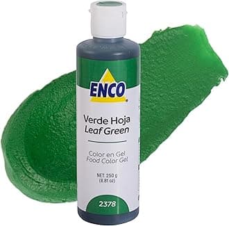 ENCO Food Coloring Gel Leaf Green 8.8 oz (250g) Concentrated, Vegan