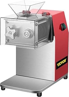 VEVOR Electric Meat Slicer, 850W, 3.5mm Blade, Stainless Steel, Cuts 551 Lbs/...