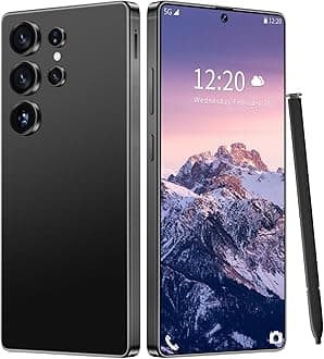- I25 Ultra Unlocked Cell Phone,Built in Pen Unlocked Phone,12+512GB Android 14 Battery 3800mAh 6.99" HD Screen Smartphone, 5G/Face ID/Fingerprint Lock/Dual SIM/GPS (Black)