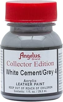 Collector Leather Paint 1 oz White Cement/Grey 4