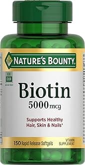 Biotin Softgels, 5000 Mcg