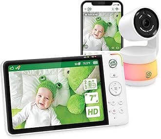 LF930HD Baby Monitor, 7” 720p HD Display,Video Baby Monitor with Camera and Audio, 1080p Smart Remote Access,360° Pan & Tilt,Color Night Light &Vision, Two-Way Intercom