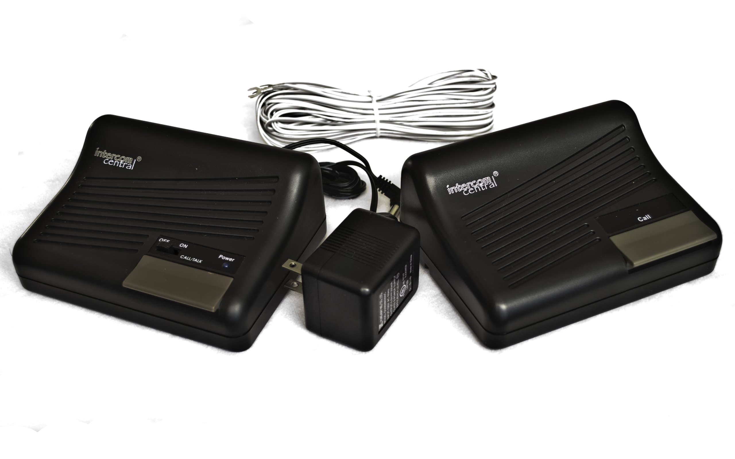 Intercom Central® Do-It Yourself DIY-ICW133 Basic Hot Wired Stand-Alone Monitor, Senior Care Monitor & Point to Point Communicator/Intercoms