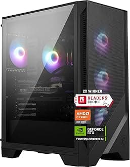 Codex Z2 Gaming Desktop: AMD R7-8700F, GeForce RTX 5070, 32GB DDR5, 2TB m.2 NVMe SSD, USB Type-C, VR-Ready, Windows 11 Home : A8NVP-436US