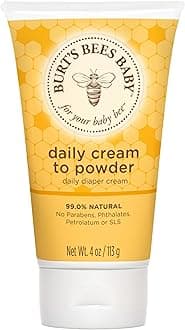 Burt's Bees Baby Bee Cream-To-Powder, 4 Ounces (Pack of 3)