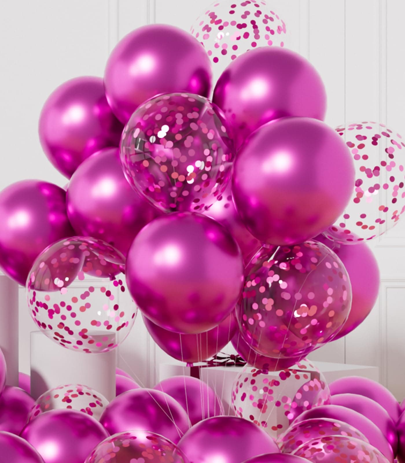 Hot Pink Balloons