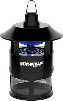 DynaTrap DT160 1/4 Acre Mosquito Trap & Flying Insect Trap – Kills Mosquitoes, Flies, Gnats, Wasps, & Other Flying Insects – Mosquito Zapper & Bug Zapper Outdoor Alternative – Black