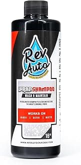 Rev Auto Wrap Shampoo - Vinyl Wrap Car Wash Soap for Foam Cannons & Bucket Washes | High-Foaming, pH-Balanced Car Soap | Safe for Gloss, Satin, Matte, Printed, Chrome & More - (16 Fl Oz)