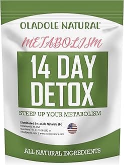 Oladole Natural 14 Day Detox Tea- 14 Tea Bags | Boosting Immune Function, Supports Weight Management, Removes Impurities & Toxins, Improve Digestive Health, For Healthy Skin | Non- GMO, Gluten Free