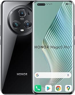 Honor Magic 5 Pro Dual-SIM 512GB ROM + 12GB RAM (Only GSM | No CDMA) Factory Unlocked 5G Smartphone (Black) - International Version