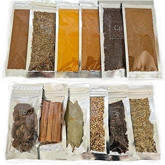 Cpise Organic Spice Starter Set with Whole Spices Included