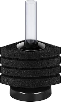 Aquarium Bio Corner Sponge Filter, for Breeding Shrimp Nano Fish Tank, up to 10Gal
