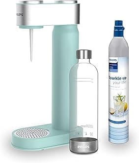 Philips ADD4902MT/10 GoZero Sparkling Water Maker, Plastic, 1 Liter, Mint