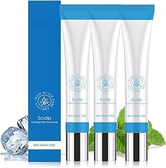 Scalp Serum, Scalphy Hair Serum, Hair Essences Ball Keep Scalp Clean and Non-Greasy, Cooling Hair Ampoule, Scalp Cooling Hair Ampoule (3pcs)