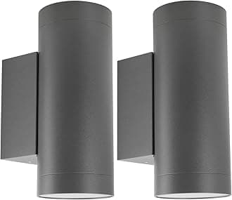 Klighten 2 pcs GU10 Outdoor Wall Light