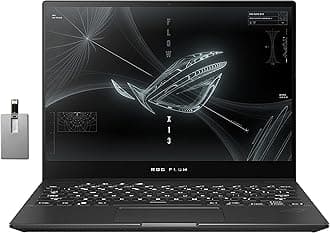 asus ROG Flow Touchscreen Laptop, 13.4'' WUXGA 1920x1200 Display, AMD Ryzen 9 6900HS, 16GB LPDDR5 RAM, 1TB SSD, NVIDIA GeForce RTX 3050, Backlit Keyboard, Win 11 Pro, Black, 32GB USB Card (Renewed)