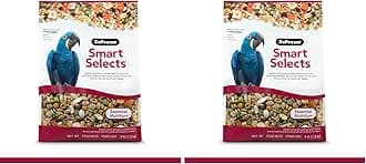 ZuPreem Smart Selects Bird Food for Large Birds, 4 lb - Everyday Feeding for Amazons, Macaws, Cockatoos (Pack of 2)